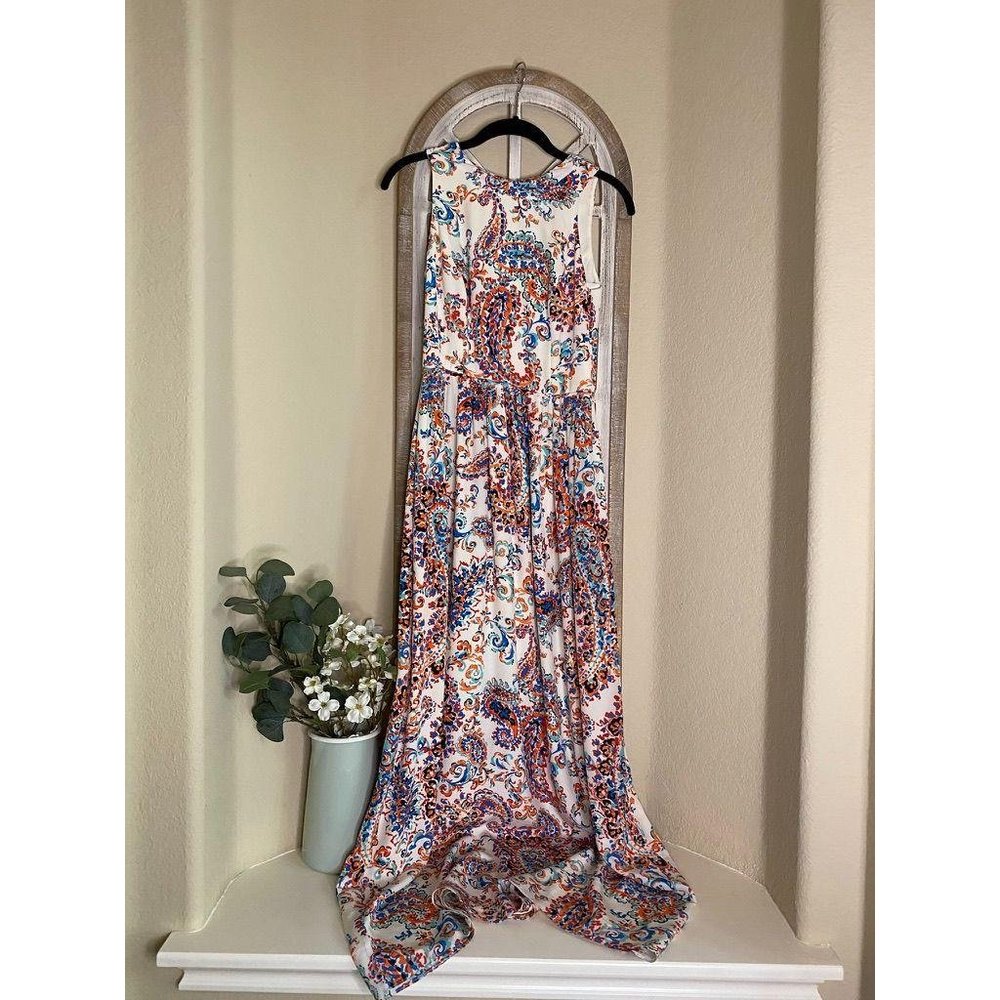 Shoshanna	Halter Maxi		Dress	like new	Cream orange